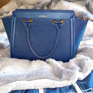 LA'FESTIN Blue Handle Only Handbag